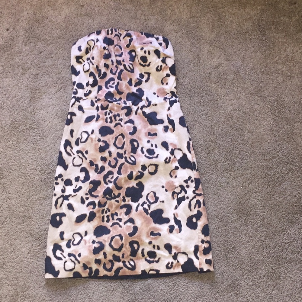 Tailored Leopard Tube Tube Dress
